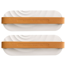 無痕壁掛式拖鞋架, 白色, 2個