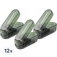 누사인 투명 원터치 미니 펀치 NS088S, 그린, 12개