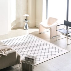 한일카페트 셔닐 타일 로맨틱 방수러그