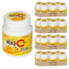 LOTTE 樂天 VC檸檬糖, 65g, 24入