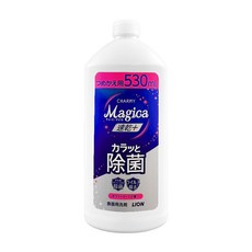 LION 獅王 CHARMY Magica 洗碗精 白玫瑰 530ml, 除菌速乾 洗淨, 1瓶