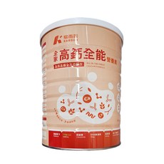 易而善 全家高鈣四益菌營養素 1600g，高鈣含纖，全方位營養配方，全家人的健康首選, 1.7kg, 1罐