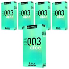 오카모토 003 알로에 콘돔, 10개입, 5개