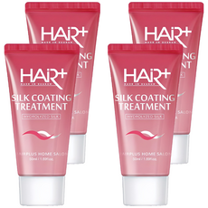 HAiR Plus 蠶絲蛋白柔順補水護髮素 莓果玫瑰麝香款, 50ml, 4條