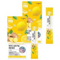 Myni NFC生薑檸檬汁隨身包 14條入, 210g, 2盒