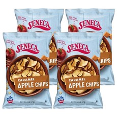 Seneca 蘋果脆片 焦糖口味, 4包, 71g
