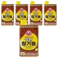 OTTOGI 不倒翁 Yetnal 傳統芝麻油 450ml 按壓式, 5瓶