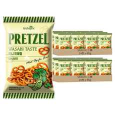 Samjini 迷你蝴蝶餅 芥末口味 24件組, 85g, 48包