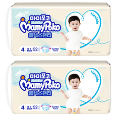 마미포코 플렉스팬티 남아용, 4단계, 104매