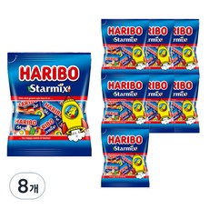 HARIBO Starmix造型軟糖, 250g, 8袋