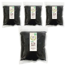 푸른들판 유기농 찰흑미, 1kg, 4개