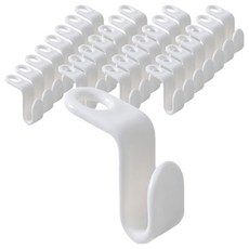 Hi Uncle 衣架延長掛鉤, 40個, 白色