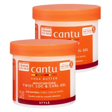 cantu 乳木果油保濕捲髮定型凝膠, 369g, 2個