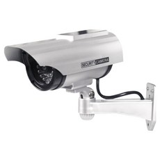 모형 태양광 IR CCTV 카메라 실내외겸용, 단일상품(실버), 2개