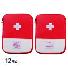 에이비엠코리아 휴대용 구급파우치 S, 12개