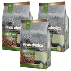 福壽實業 Pro's choice 博士巧思 膳纖化毛貓 保健配方飼料, 化毛貓, 1.5kg, 3袋
