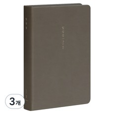 아이코닉 일상집 3년 일기장 다이어리, 03 Ash brown, 3개 03 Ash brown, 3개