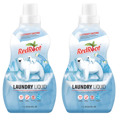 레드루트 유아 세탁세제 머스크플로랄, 1L, 2개