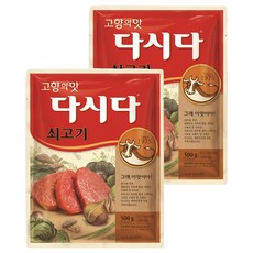 다시다 쇠고기, 500g, 2개, 500ml
