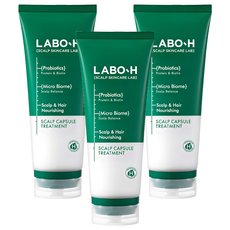LABO-H 強健髮根益生菌&維他命膠囊護髮素, 3條, 220ml