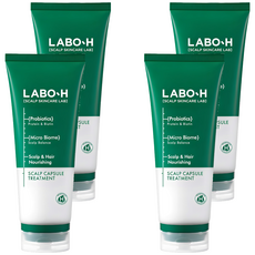 LABO-H 強健髮根益生菌&維他命膠囊護髮素, 4條, 220ml