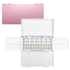 DADA 藝術家美術用調色盤 粉紅色, 1個, 38格