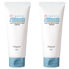 organic ground 仙人掌舒緩乳霜, 150ml, 2條