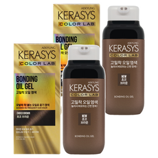 케라시스 컬러랩 고밀착 오일 염색제, 초코브라운, 2개