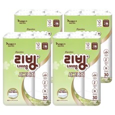 Living SOFT TISSUE SIGNATURE 3層高級捲筒衛生紙, 30m, 4個, 30入