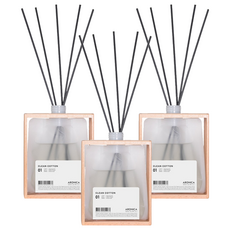 ARONICA Chapter 擴香瓶 天然木塗層框架 + 擴香棒 5p + 香氛補充液, 純棉, 200ml, 3套