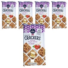 番茄香蒜蔥餅乾, 5包, 120g