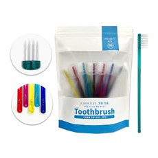 WEDENT 威登 迷你頭牙刷 雙細毛, 20支, 1組