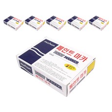 문화연필 페인트마카 노랑, 1색, 72개