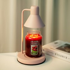 더스윗 모노 캔들워머 + 양키캔들 라지자 + 전구 2p 세트, 핑크, 블랙체리