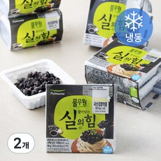 풀무원 살아있는 실의힘 국내산 검정약콩 흑마늘 나또 (냉동), 45g, 12개입, 2개