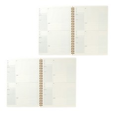 OXFORD 牛奶PP撕拉彈簧左熨斗錯答題紙B5 80張, 單一顏色, 2個