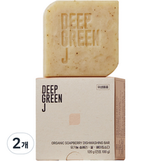 J.Saebom Deep Green J Soap Berry洗碗皂, 100g, 2個