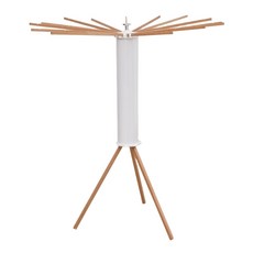 LiFArt 多功能百變掛衣架 16支伸縮桿 鋁合金款, 白色