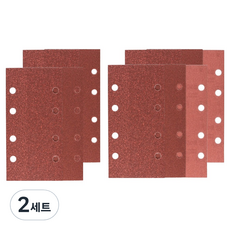 보쉬 직사각형 페이퍼 P60 4p + P120 4p + P180 2p 세트, 2세트