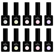 Goldruth Daily Code 彩色凝膠指甲油套裝 10 毫升, 混色, 10ml, 10個