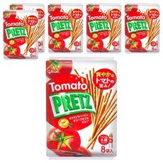 glico 格力高 PRETZ 百力滋 蕃茄脆棒 8包, 6袋, 109.6g