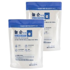 강청 늘순 세탁용 가루비누 분말세제 본품, 500g, 2개