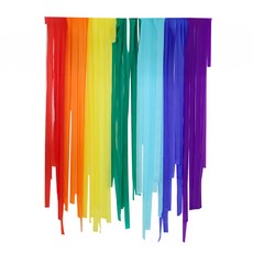 Miso Teacher 派對彩帶7件組, 彩虹, 1組