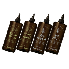 코코도르 디퓨저 리필액 우디호텔2p 1L + 숲속새벽공기2p 1L, 1세트