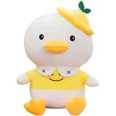鴨子造型抱枕玩偶, 黃色