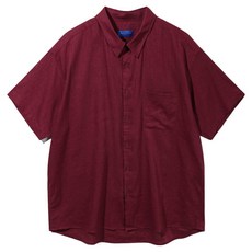 ALVINCLO DE LUXE 基本款舒適亞麻透氣短袖襯衫 DLX1217