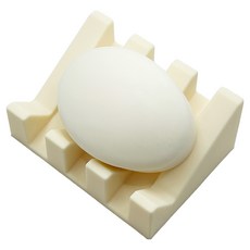 Bacogel 防滑矽膠肥皂架, 1個, 白色