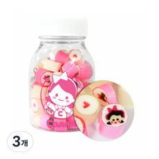 캐리소프트 꼬마캐리 수제 보틀캔디, 70g, 3개