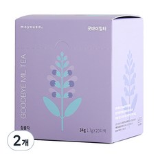 굿바이밀티 허브티, 1.7g, 20개입, 2개
