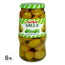 SACLA 綠橄欖, 560g, 6個